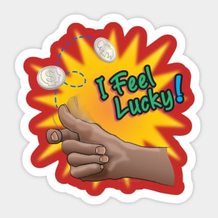 I Feel Lucky! Sticker